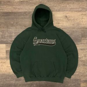 Vintage 2000s Michigan State Spartans Spellout Hoodie